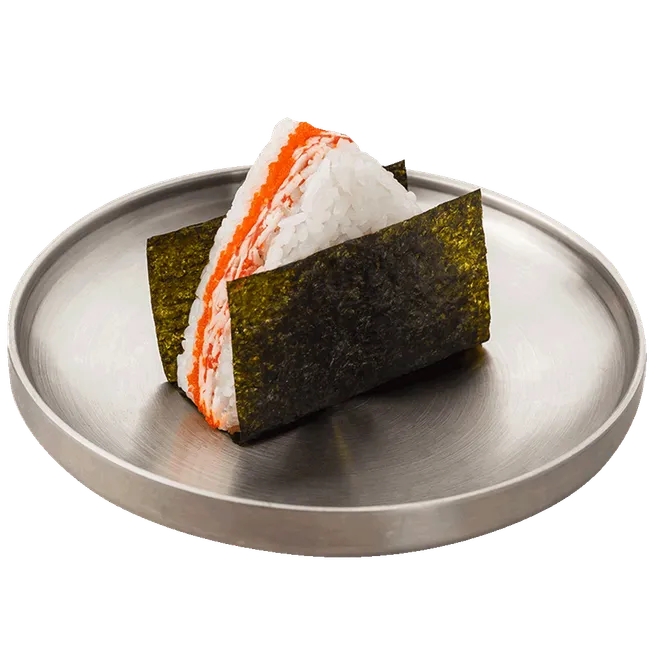 Онигири с крабом