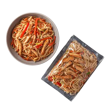 Удон с цыплёнком, овощами и соусом терияки 600 г