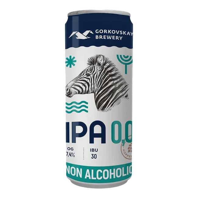 Пиво Горьковская пивоварня IPA 0.0 б/а