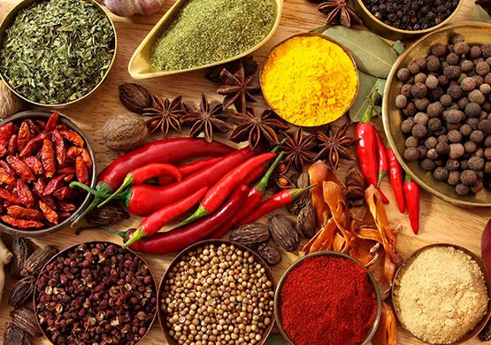 Наиболее распространенные травы и специи для суши