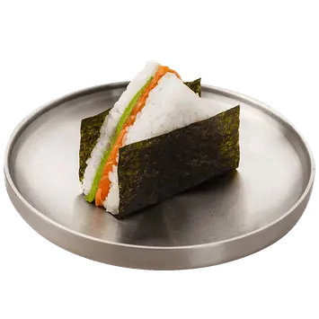 Онигири с лососем