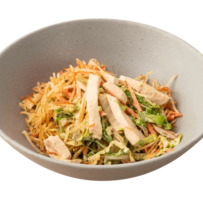 Салат с цыплёнком и картофелем пай