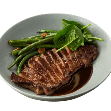 Стейк из мраморной говядины