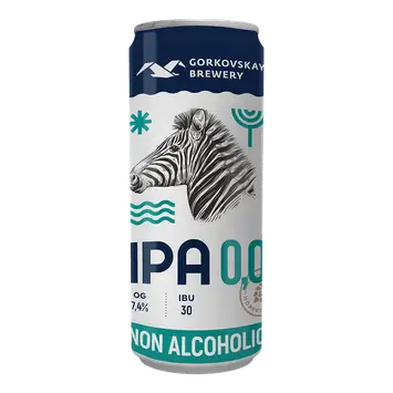 Пиво Горьковская пивоварня IPA 0.0 б/а