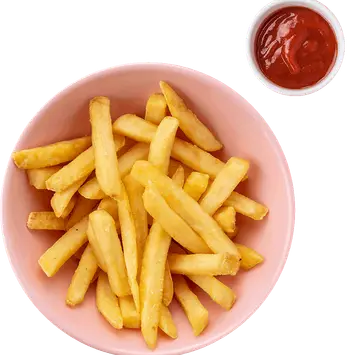 Картофель фри с кетчупом