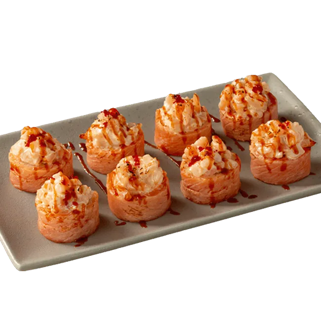 Росадо 2.0 с лососем и креветками