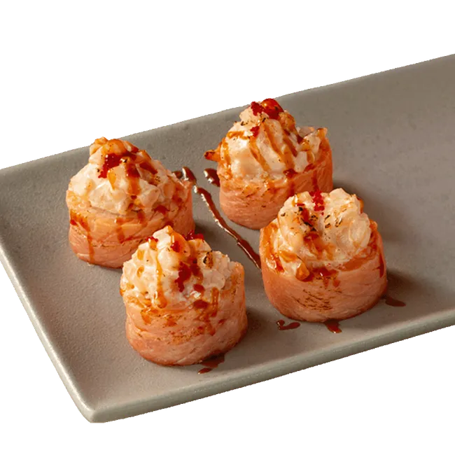 Росадо 2.0 с лососем и креветками 1/2