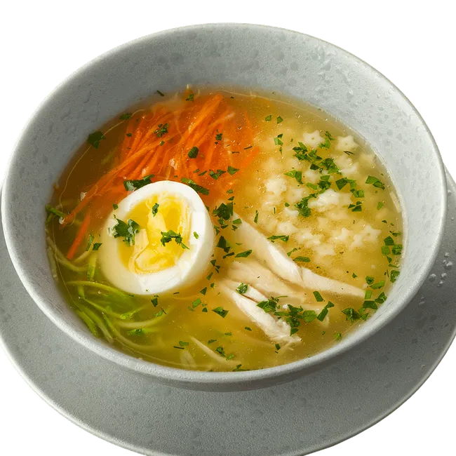 Домашний суп с цыплёнком