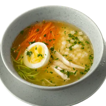 Домашний суп с цыплёнком