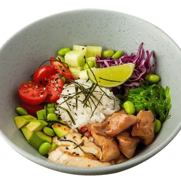 Поке с цыплёнком