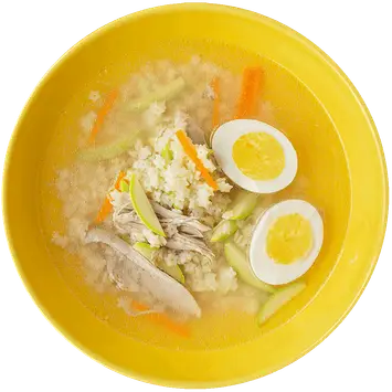 Домашний суп с цыплёнком и яйцом