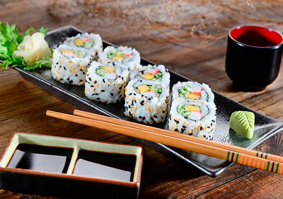 Суши - это очень вкусная и полезная диета
